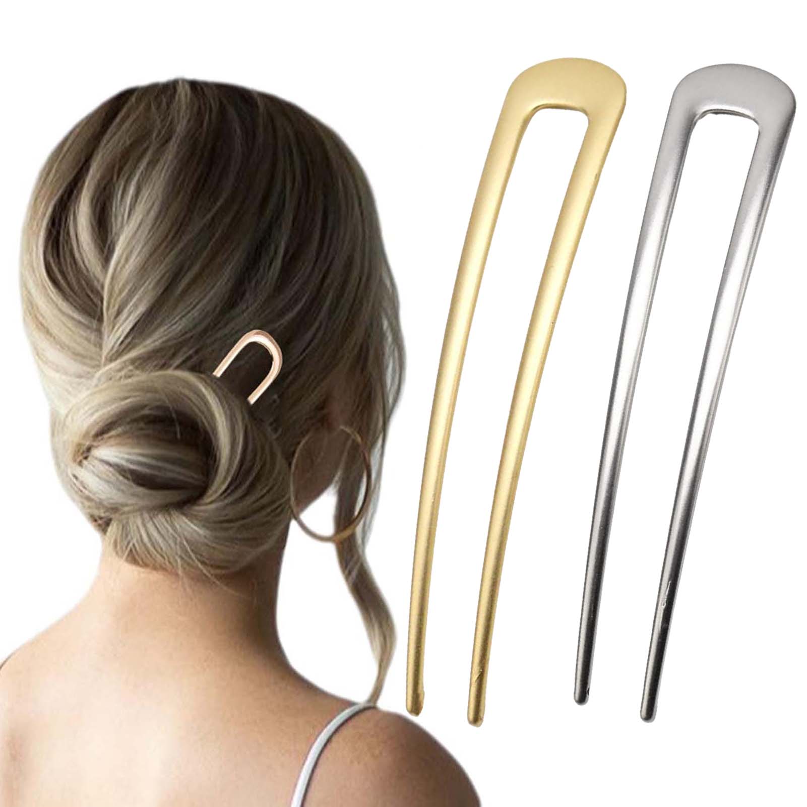 Hair Fork Stick - Jepit Rambut Bentuk U Prancis Vintage