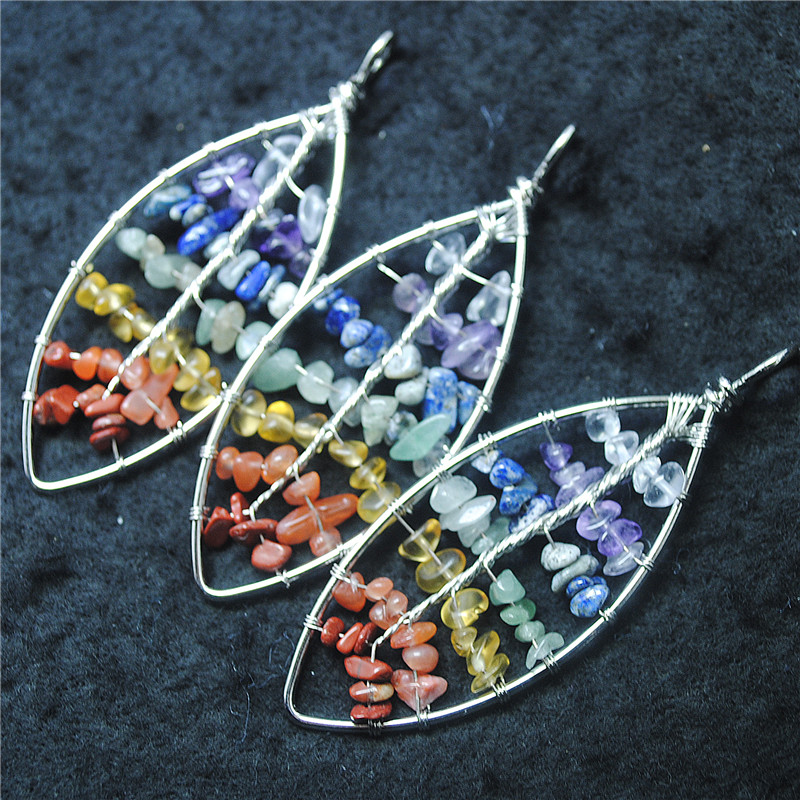 Women'S Accessories Nz - 4 Buah Liontin Bahan Batu Permata