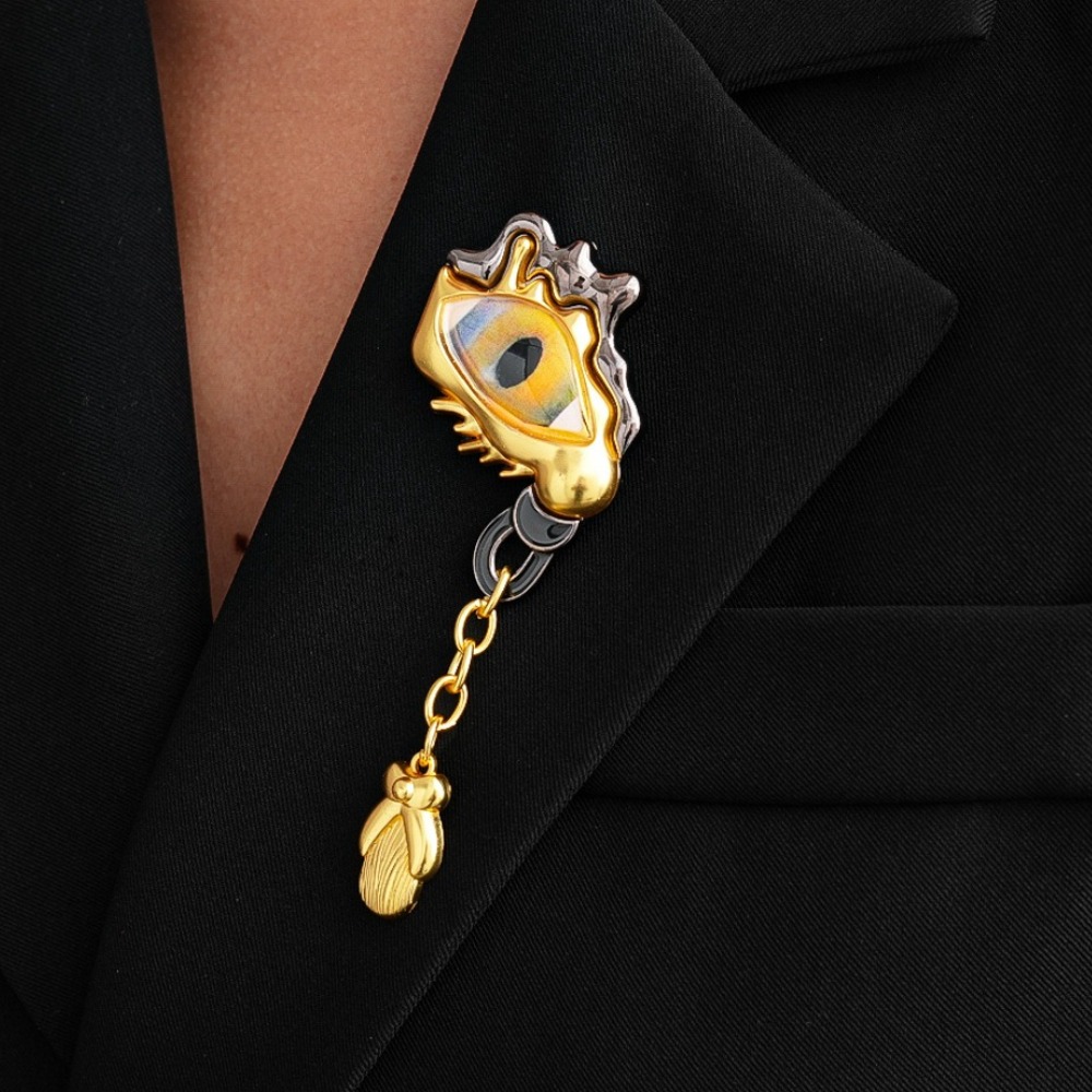 Women'S Accessories And Jewelry - Bros Pin Logam Mewah Bentuk Tetesan