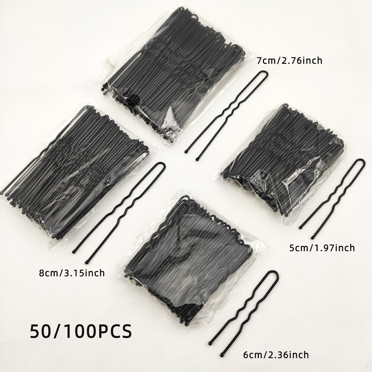 Hair Fork Stick - 50/100 Buah Wanita 5/6/7/8 Cm Rambut