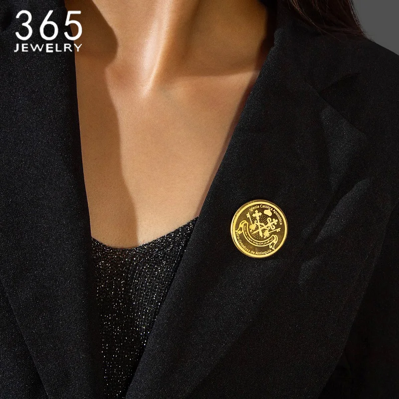 Women Accessories Business Name - Bros Pin Stainless Steel Bentuk Persegi