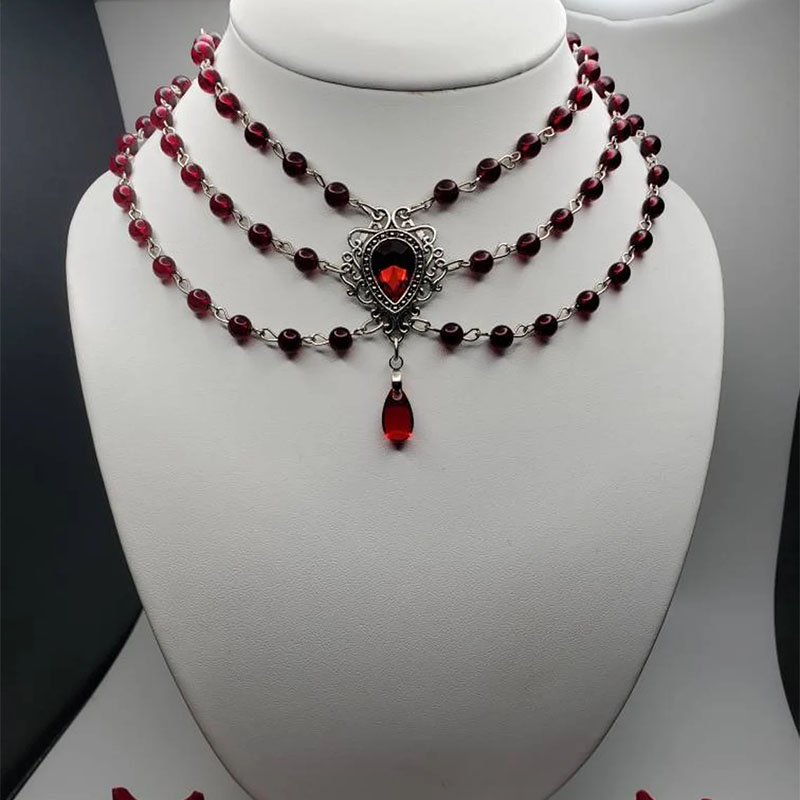 Women'S Victorian Accessories - Kalung Victoria manik-manik 2023 wanita romantis