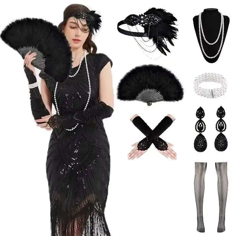 Women'S Accessories In The 1920S - Gaun 1920-an untuk Wanita Gaun Koktail