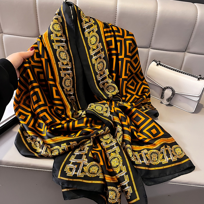Women Accessories Brands - Syal sutra merek mewah mode wanita