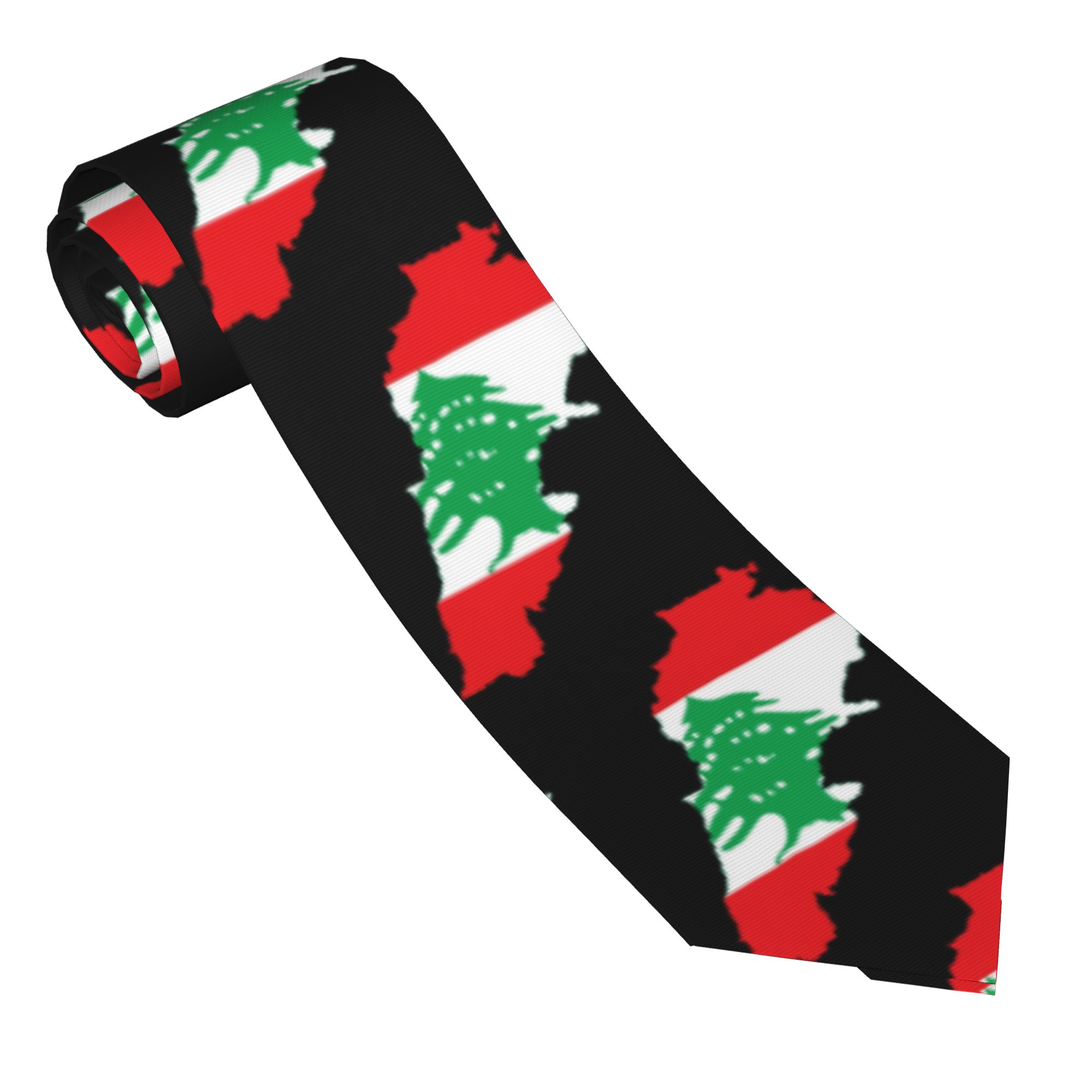 Women Accessories Lebanon - Dasi Peta Bendera Lebanon Dasi Leher