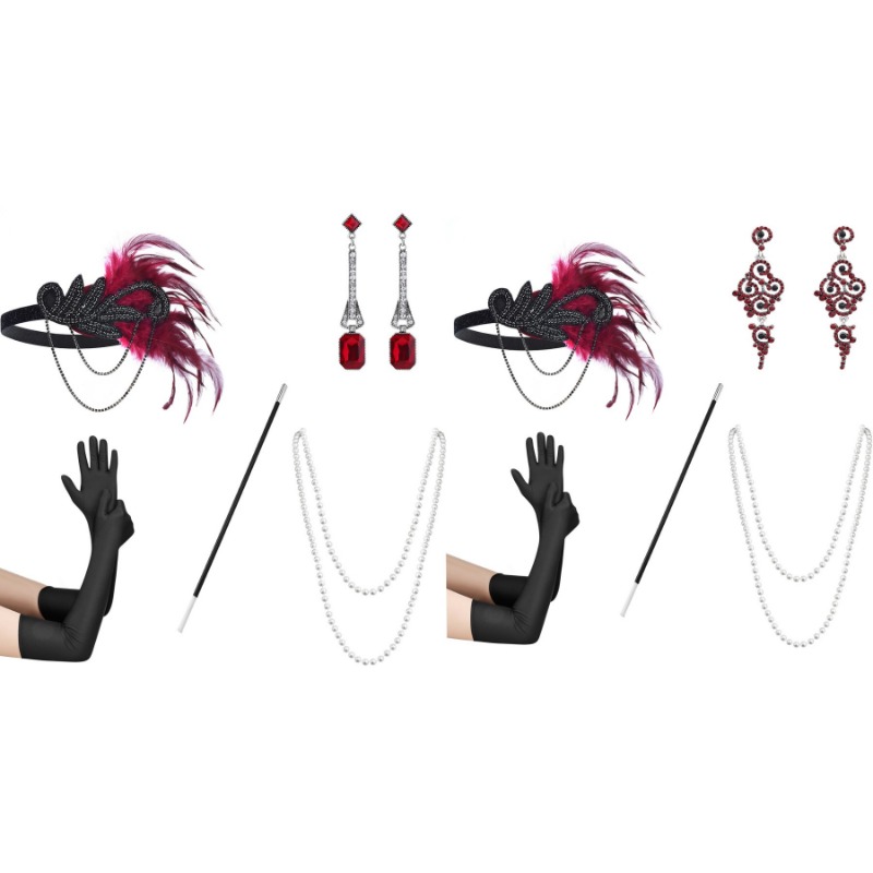 Women'S Accessories In The 1920S - 5 buah 1920s berpakaian bola memakai