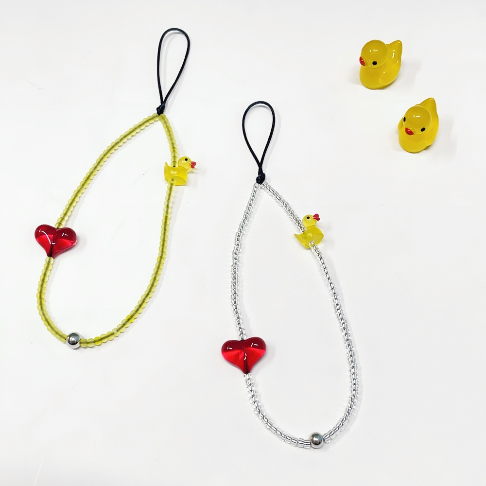 Women'S Y2K Accessories - HERLOOK Y2K Trendy Mini Duck Heart