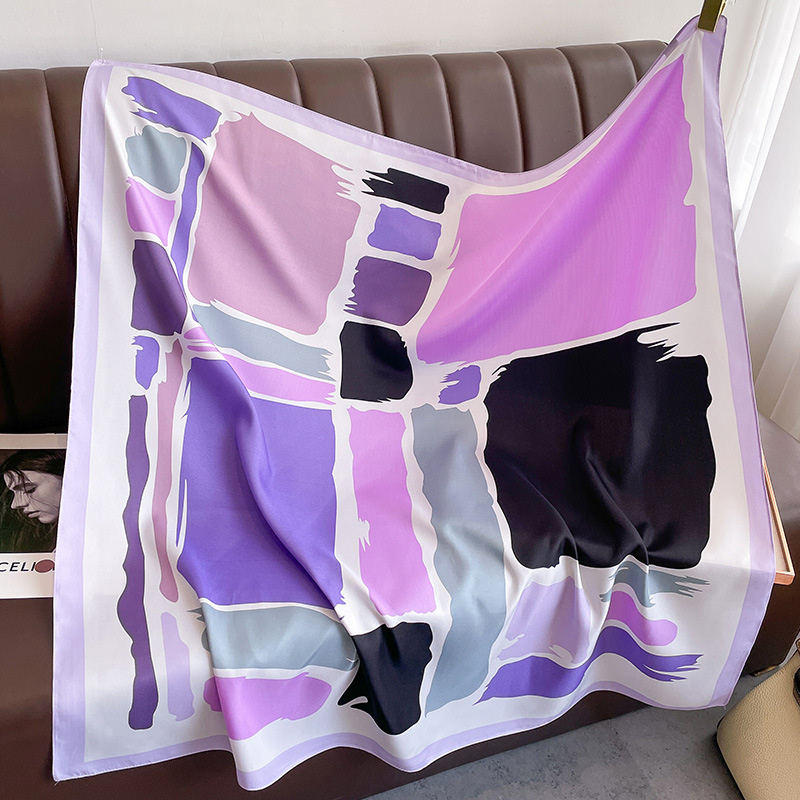 Women Accessories Brands - Syal persegi sutra merek mewah 90*90cm
