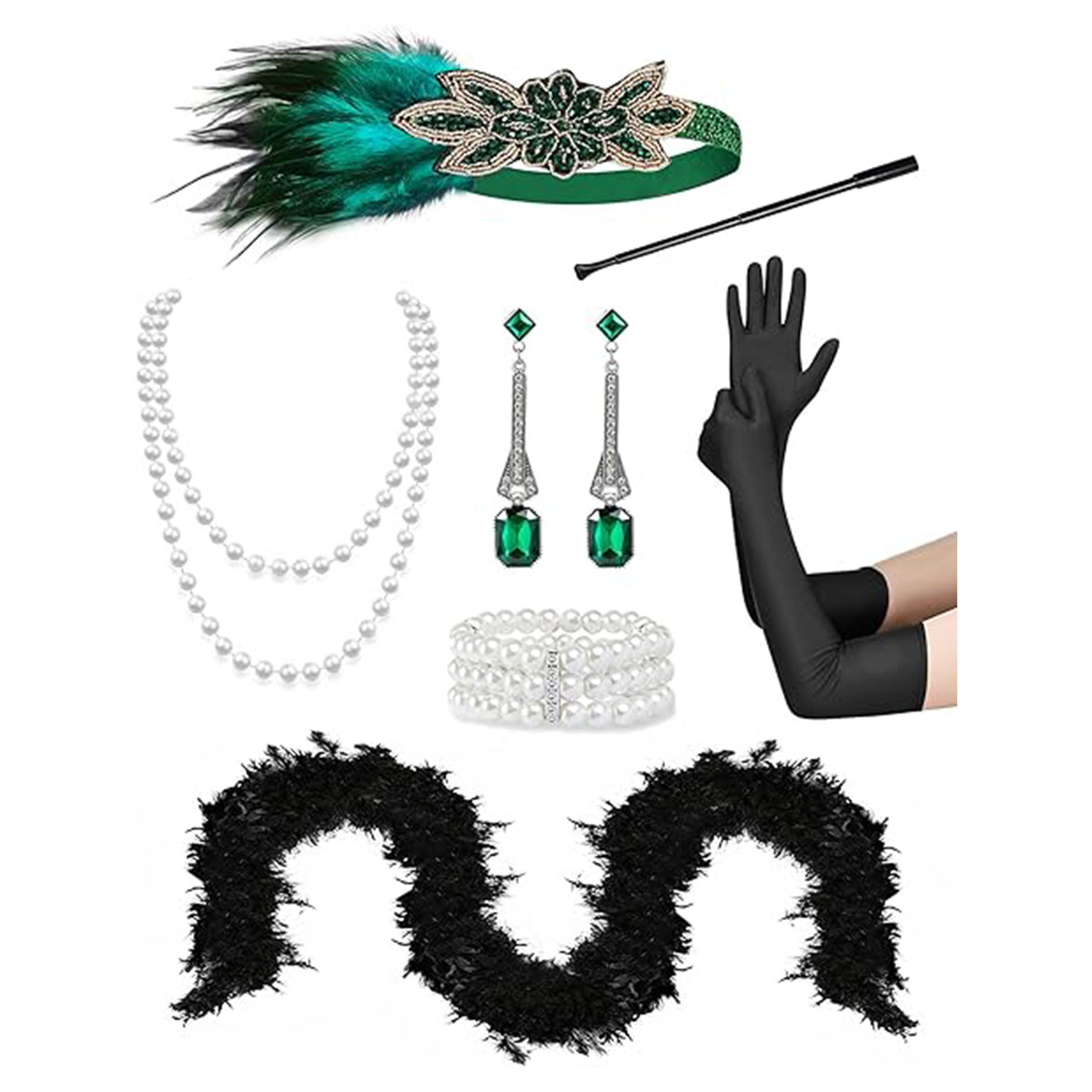 Women'S Accessories In The 1920S - Set Aksesoris Wanita Era 1920-an: Bando