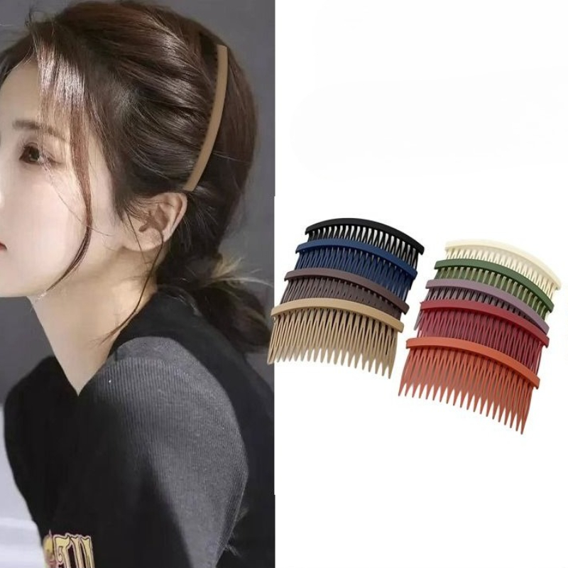 Women Accessories Wholesale China - Solod Sisir Putar Rambut Samping Plastik
