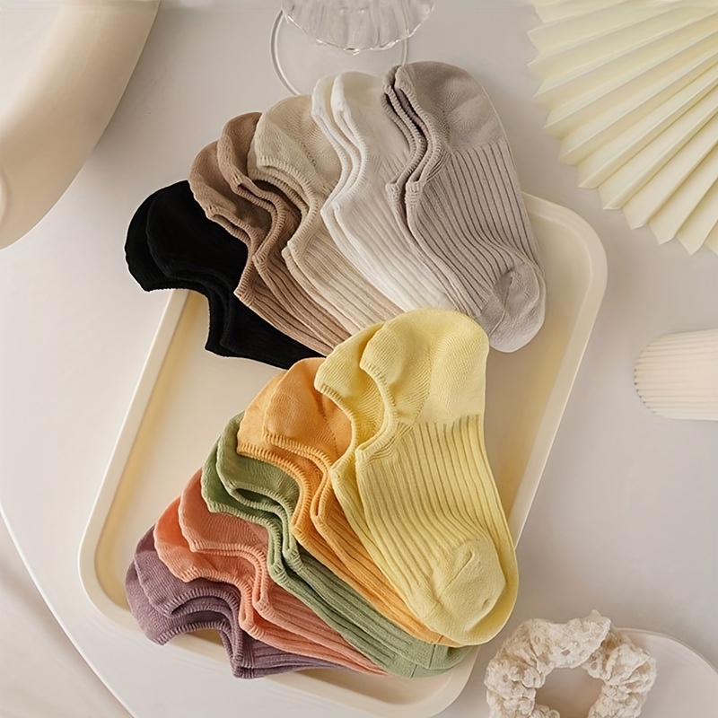 Women'S Ankle Accessories - Kaus kaki pendek bergaris warna-warni 5