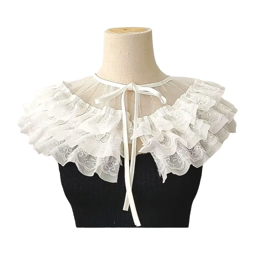 Women'S Victorian Accessories - Aksesori kostum Punk Gotik kerah palsu
