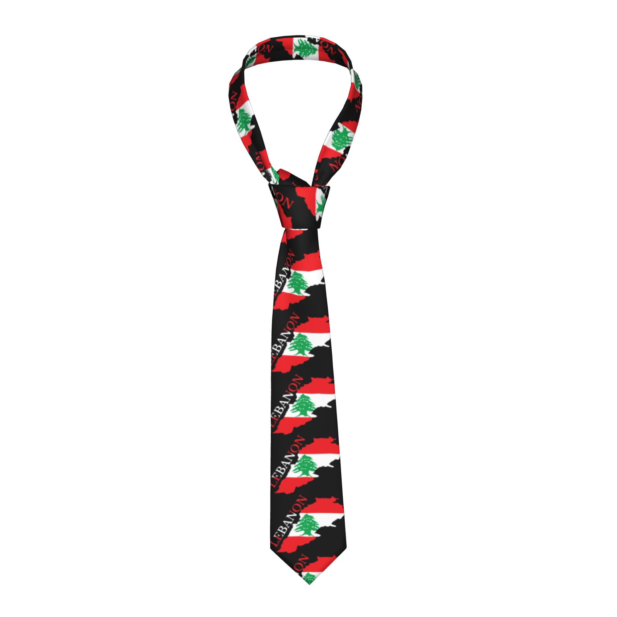 Women Accessories Lebanon - Dasi Peta Bendera Lebanon Dasi Pesta