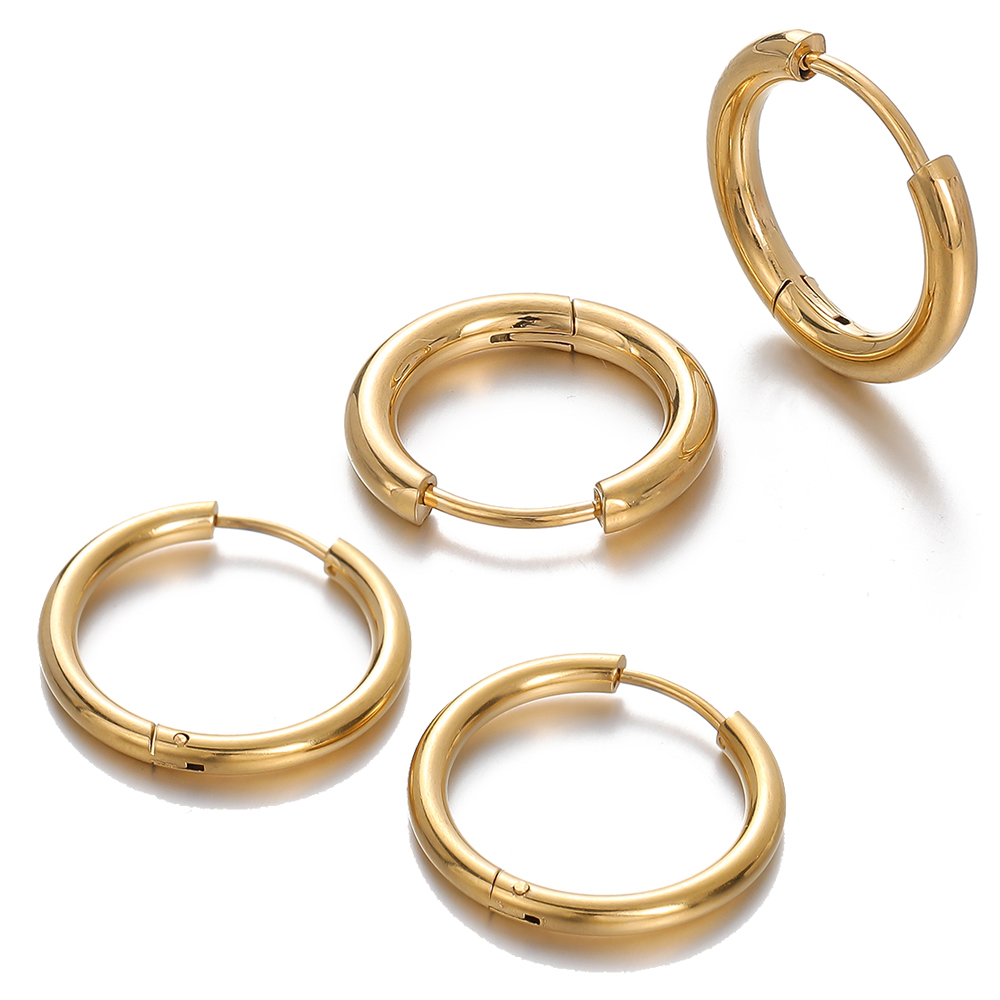 Women'S Y2K Accessories - 2 Buah 8/10/12/14/16/18Mm Anting Simpai Baja