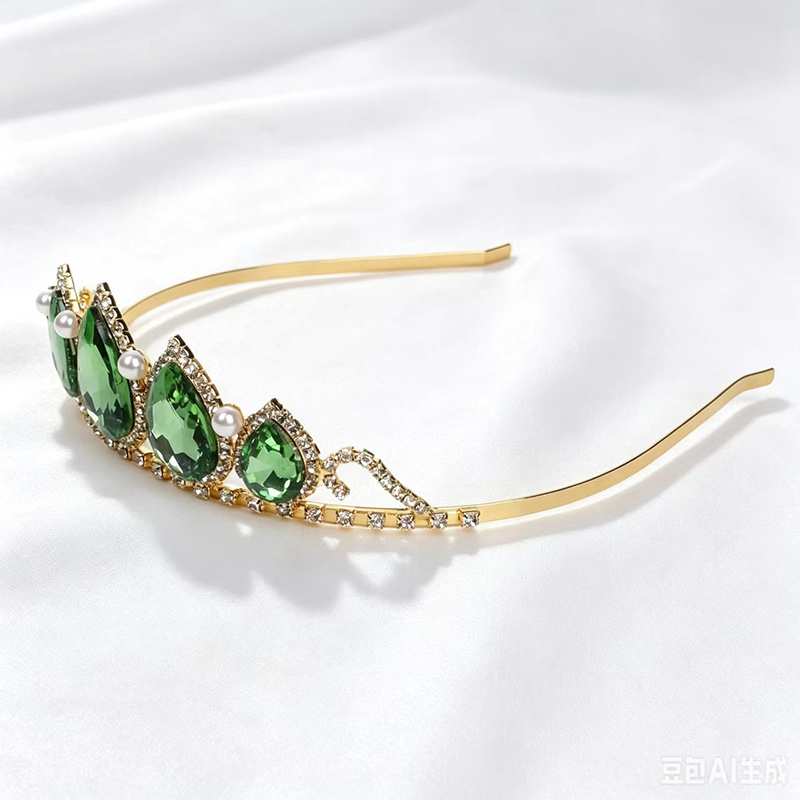 Women'S Accessories And Jewelry - Mahkota Kristal Berlian Imitasi Tetesan Air