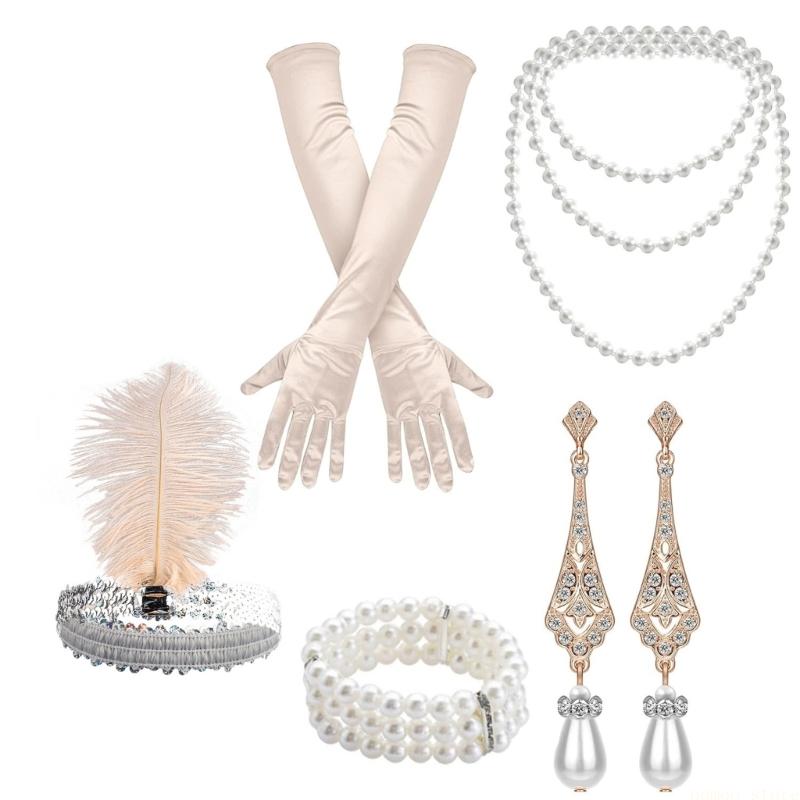 Women'S Accessories In The 1920S - 31BF Aksesori Cosplay Flapper Wanita 1920S