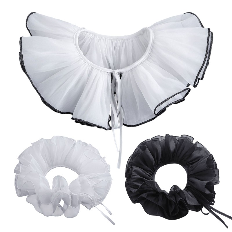 Women'S Victorian Accessories - Aksesori Kostum Cosplay Kerah Palsu Lapisan