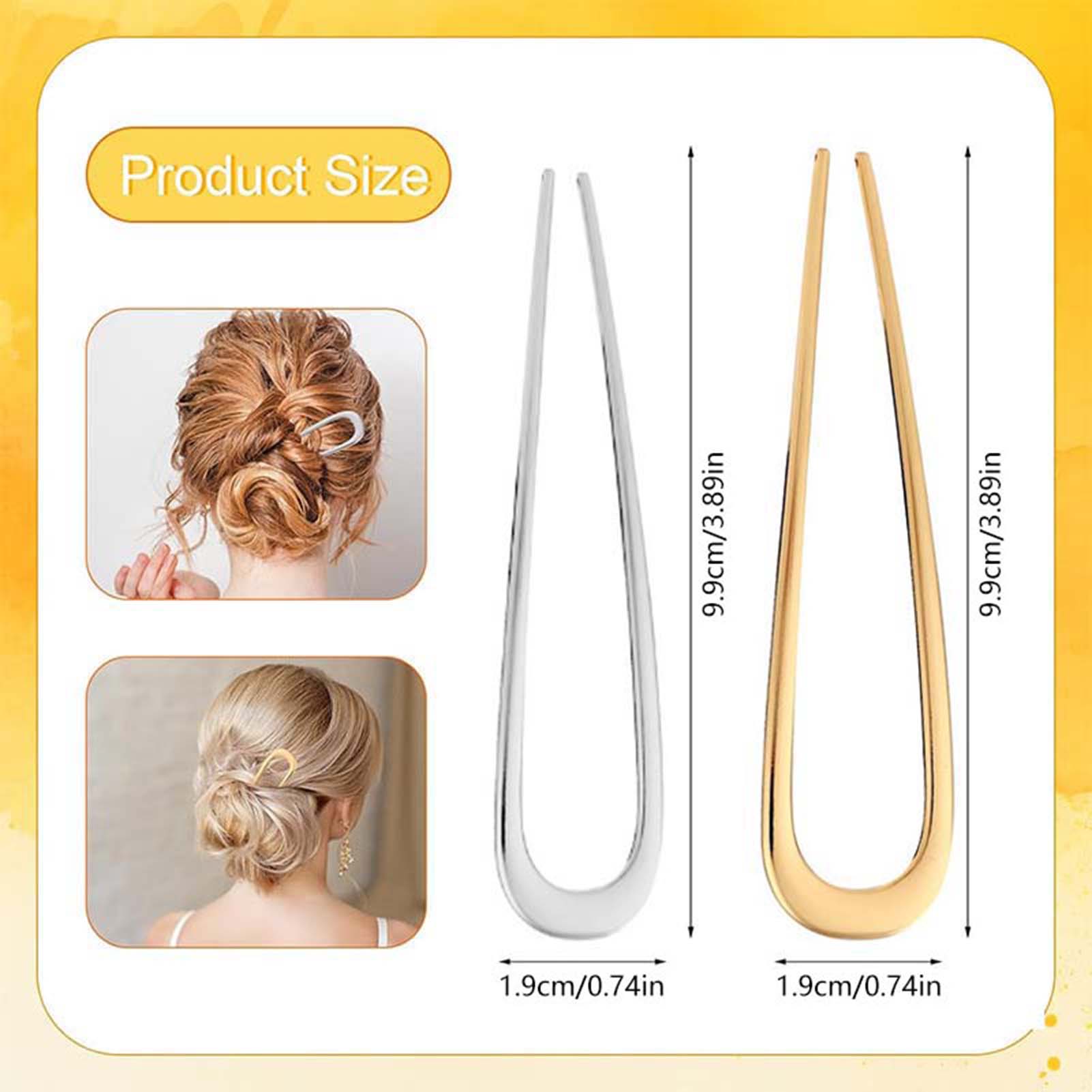Jepit Rambut Bentuk U Prancis  - Hair Fork Stick ulasan dan harga