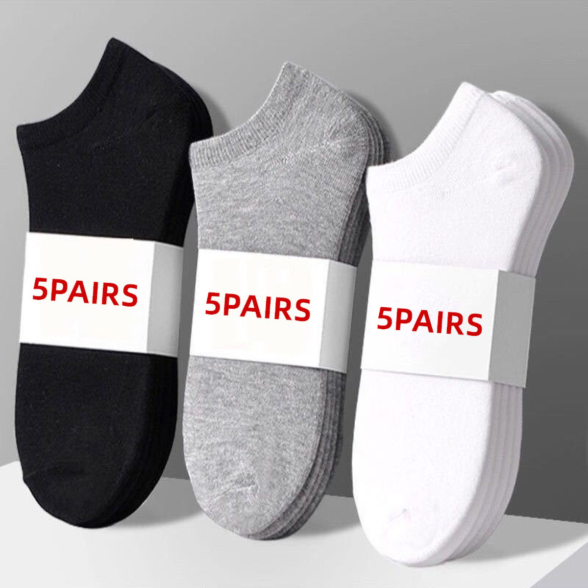 5 Pasang Kaos Kaki Kasual Unis - Women'S Ankle Accessories ulasan dan harga
