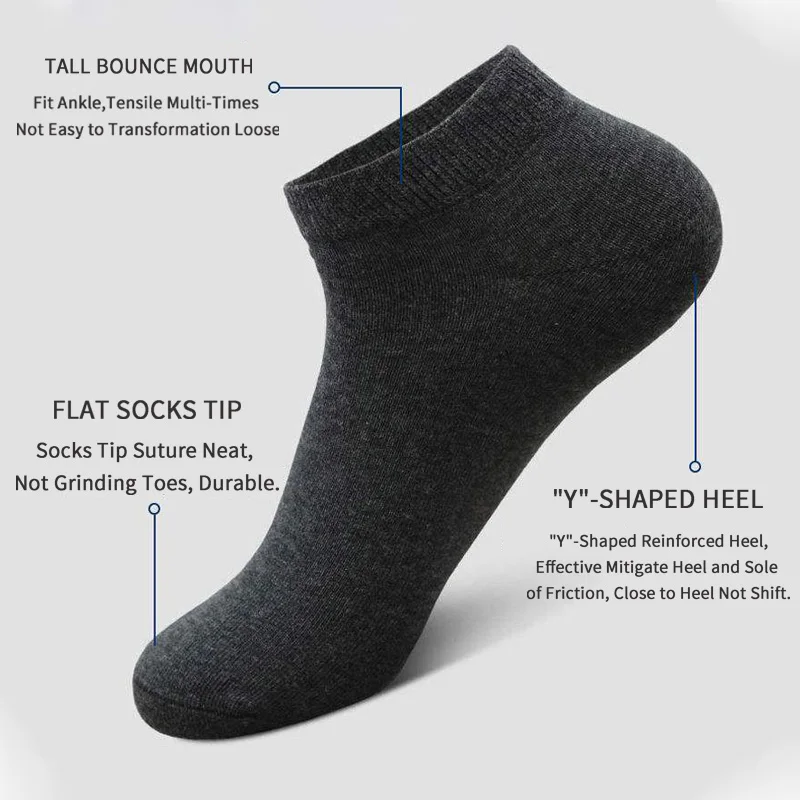 5 Pasang Kaos Kaki Kasual Unis - Women'S Ankle Accessories ulasan dan harga