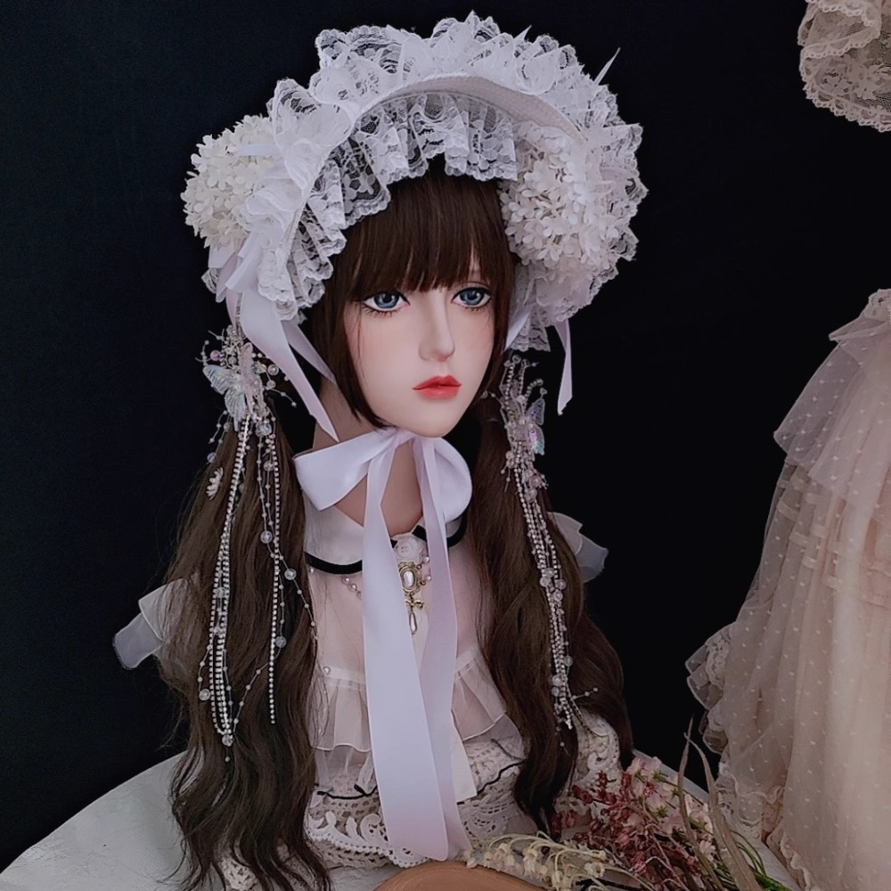 Topi Jerami Renda Pesta Teh Go - Women'S Victorian Era Accessories ulasan dan harga