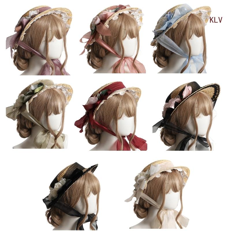 Topi Datar Dekorasi Bunga Topi - Women'S Victorian Era Accessories ulasan dan harga