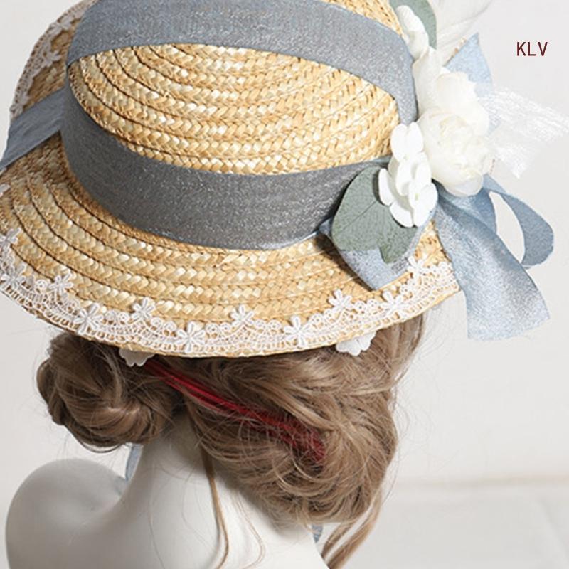 Topi Datar Dekorasi Bunga Topi - Women'S Victorian Era Accessories ulasan dan harga