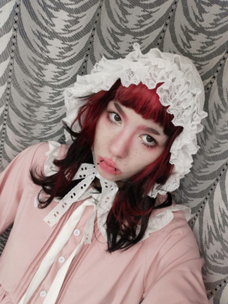 Topi Bonnet Renda Victoria Vin - Women'S Victorian Era Accessories ulasan dan harga