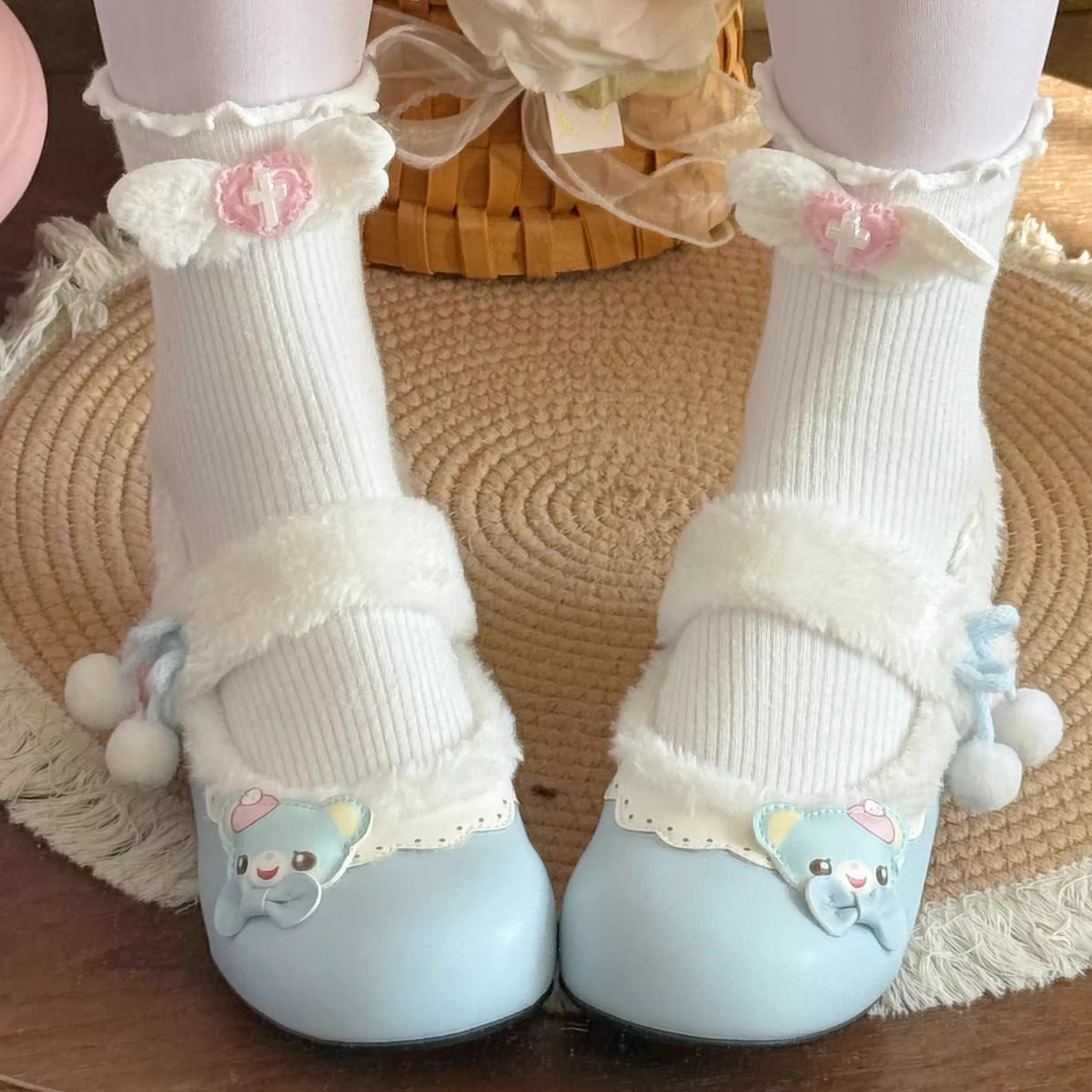 Sepatu Hak Sedang 3cm Gaya Lol - Women'S Y2K Accessories ulasan dan harga