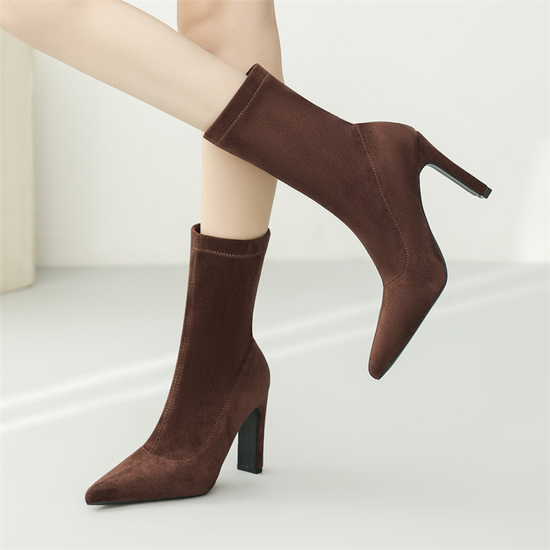 Eilyken sepatu bot pendek hak  - Women'S Ankle Accessories ulasan dan harga