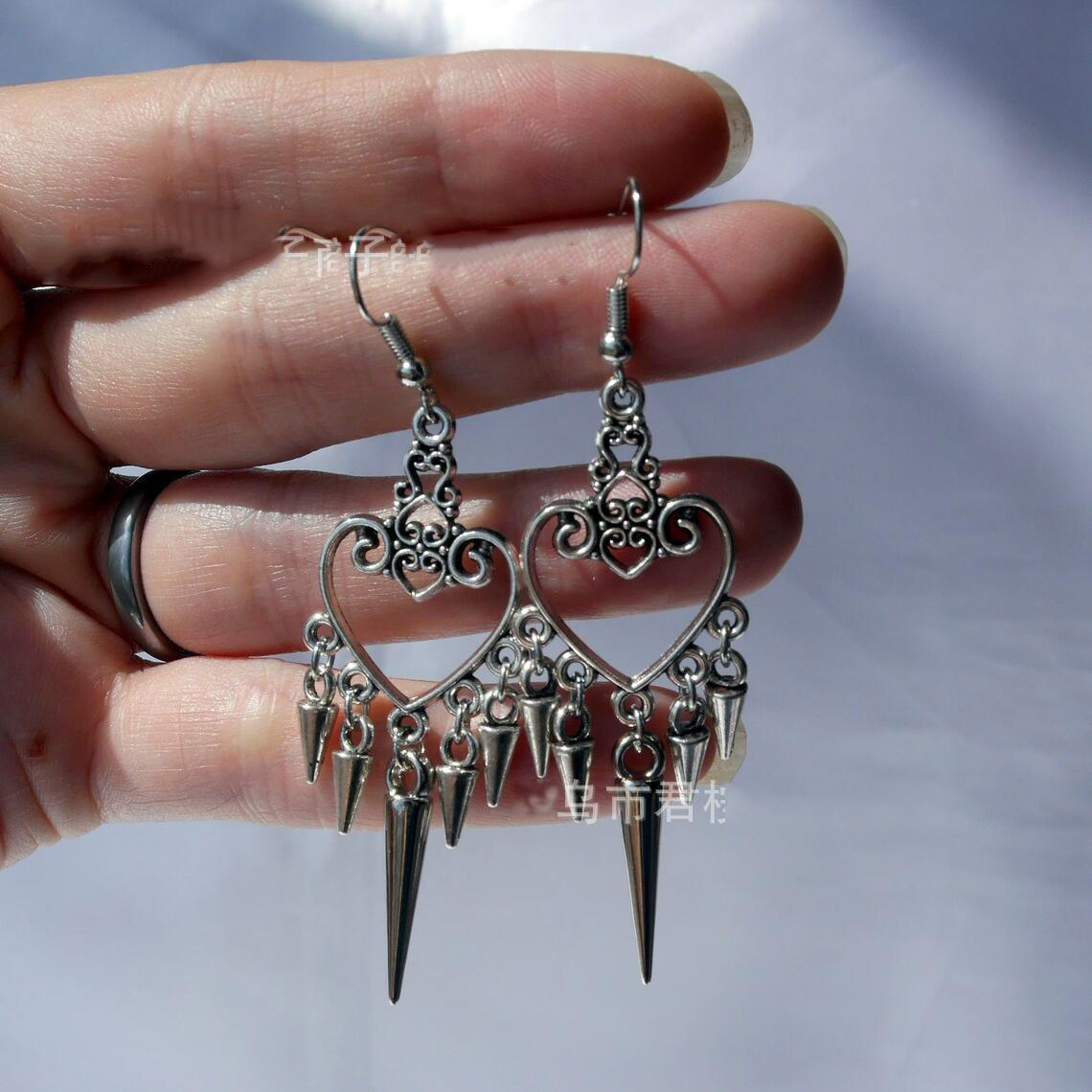 Anting-anting Punk Rivet untuk - Women'S Victorian Accessories ulasan dan harga