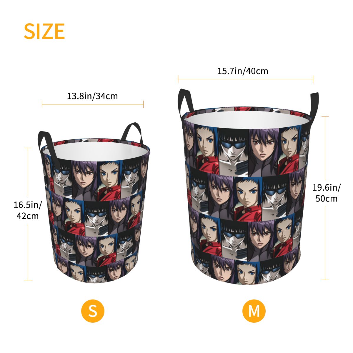 Ghost In The Shell Laundry Ham - Women Accessories Hamper ulasan dan harga