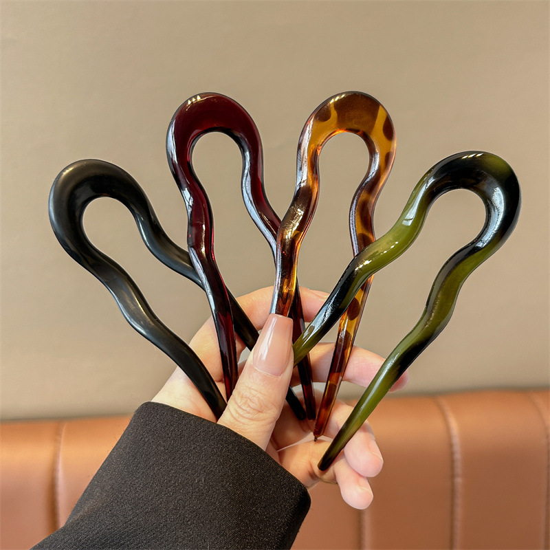 Jepit Rambut Bentuk U Motif Ku - Hair Fork Stick ulasan dan harga