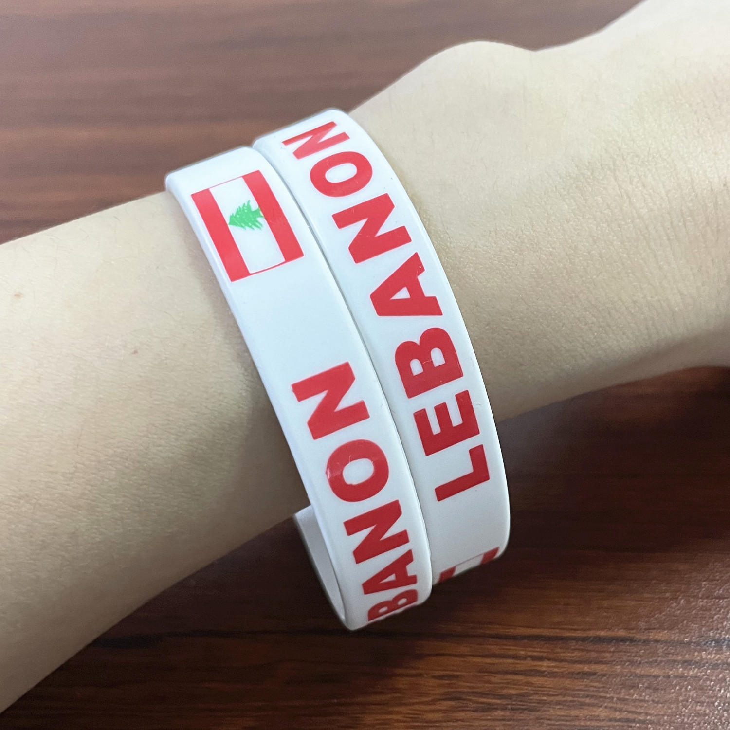 2 buah gelang silikon bendera  - Women Accessories Lebanon ulasan dan harga