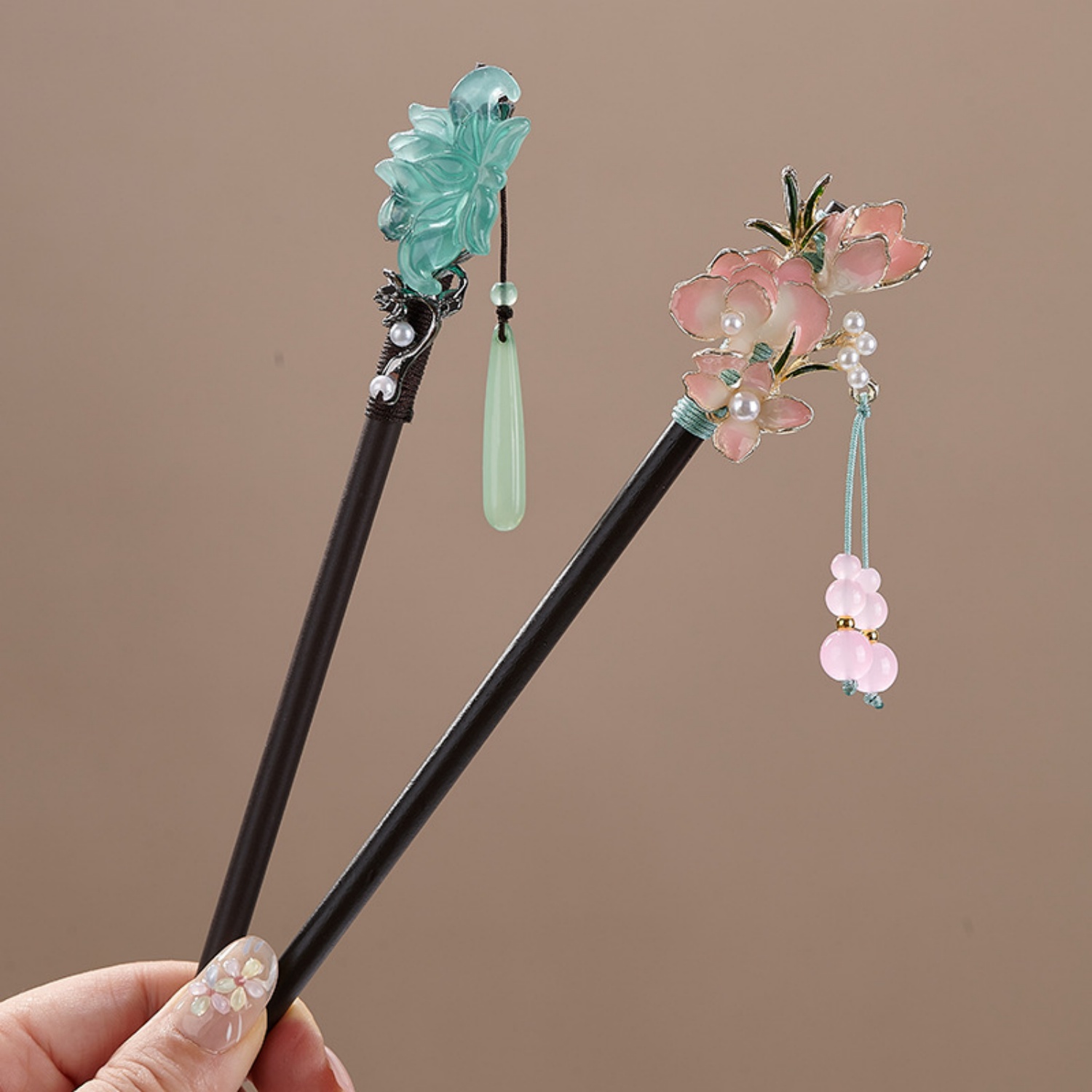 Jepit Rambut Bunga Vintage unt - Hair Fork Stick ulasan dan harga