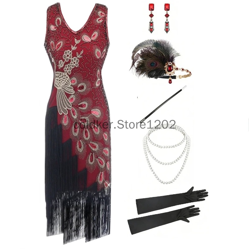 Gaun Flapper Era 1920-an denga - Women'S Accessories In The 1920S ulasan dan harga