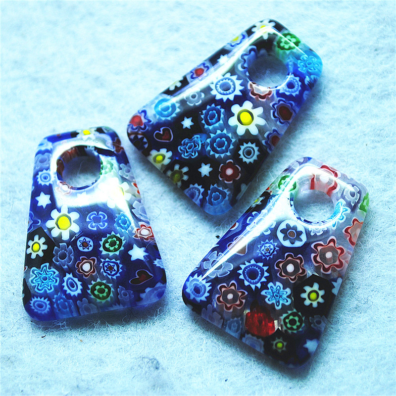 3 Buah Liontin Kaca Millfiro B - Women'S Accessories Nz ulasan dan harga