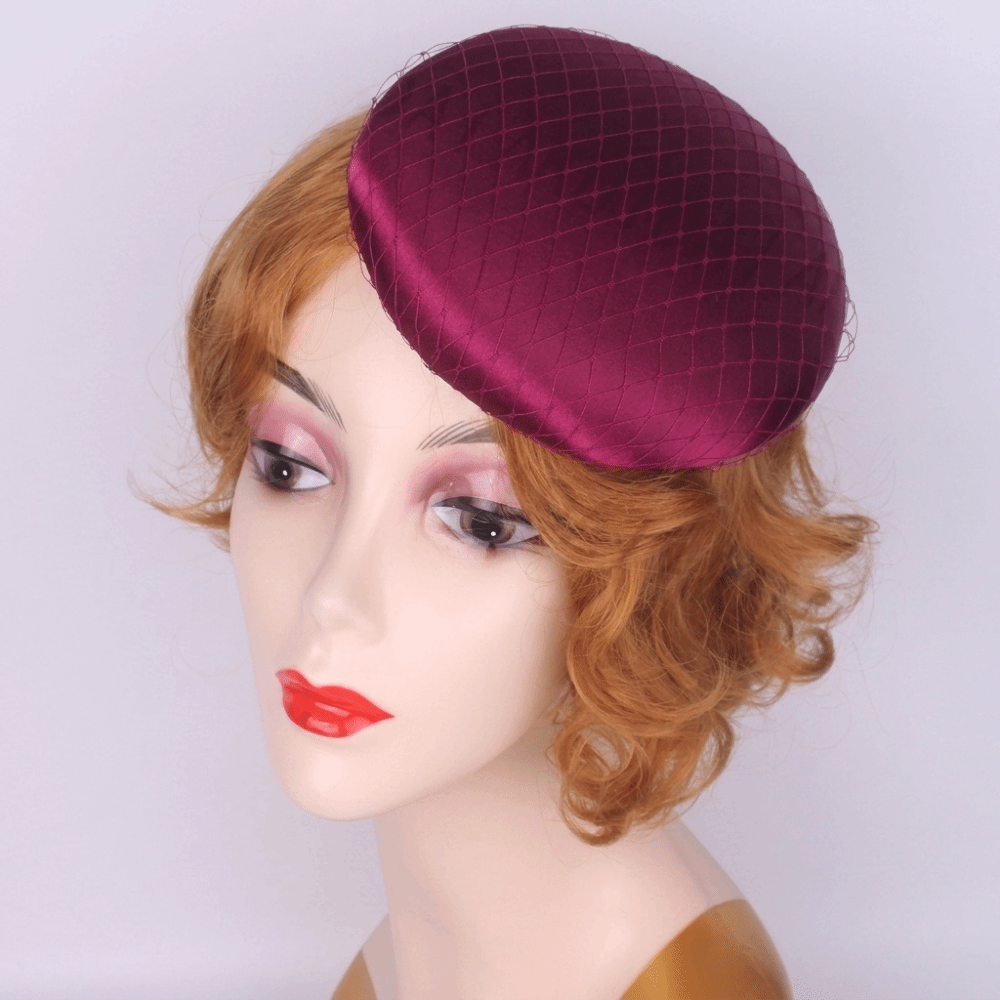 Topi Fascinator Warna Solid de - Women'S Accessories In The 1920S ulasan dan harga