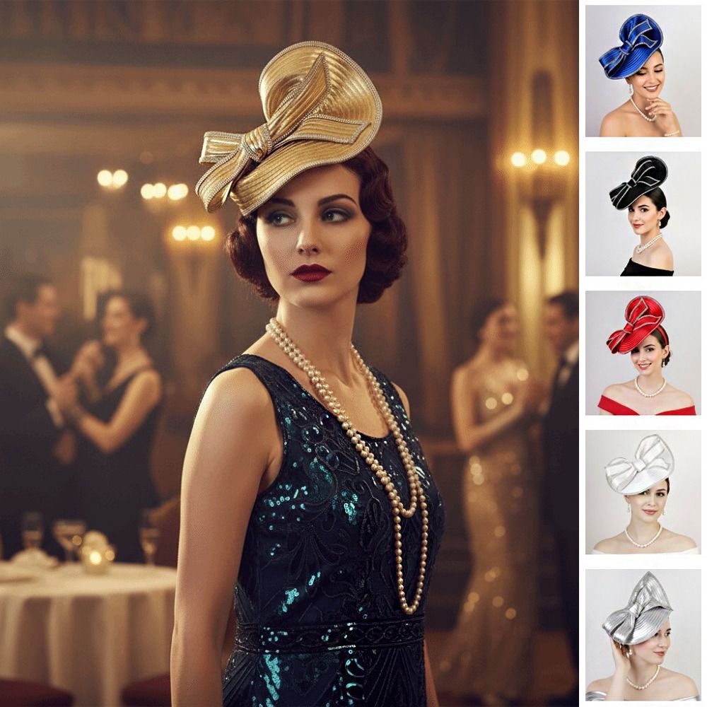 Topi Fascinator Vintage Elegan - Women'S Accessories In The 1920S ulasan dan harga