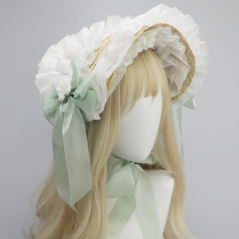 Topi topi renda victorian y3ne - Women'S Victorian Era Accessories ulasan dan harga