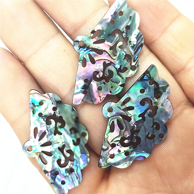 4PCS FANS BAHAN KERANG ABALONE - Women'S Accessories Nz ulasan dan harga