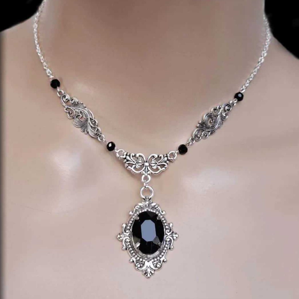 Kalung Tetesan Air Ajaib Ungu, - Women'S Victorian Accessories ulasan dan harga