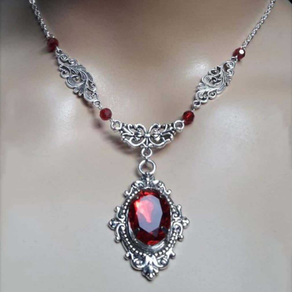 Kalung Tetesan Air Ajaib Ungu, - Women'S Victorian Accessories ulasan dan harga