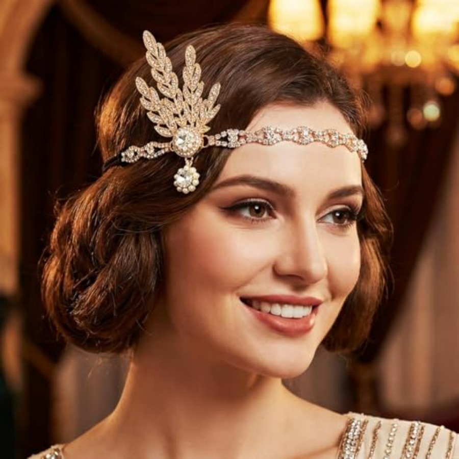 Hiasan Kepala Flapper 1920-an  - Women'S Accessories In The 1920S ulasan dan harga