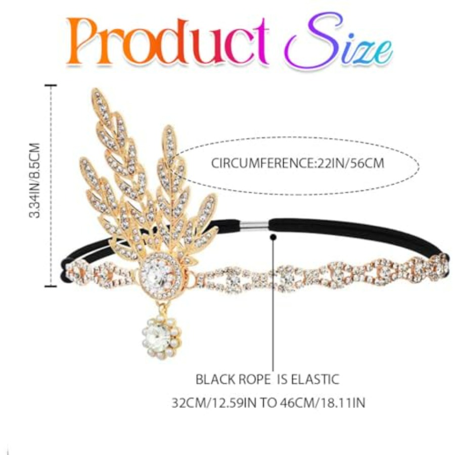 Hiasan Kepala Flapper 1920-an  - Women'S Accessories In The 1920S ulasan dan harga