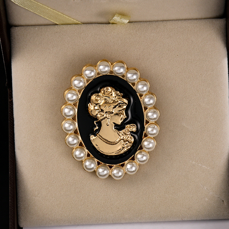 Victoria gaya mutiara Cameo br - Women'S Victorian Era Accessories ulasan dan harga