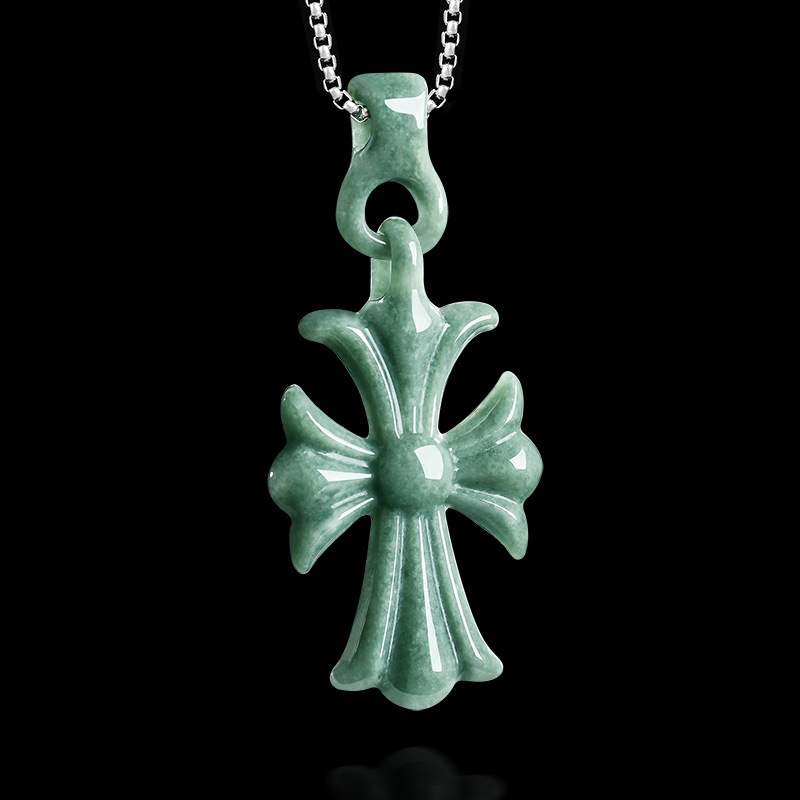 Kalung Liontin Salib Batu Giok - Women'S Accessories And Jewelry ulasan dan harga