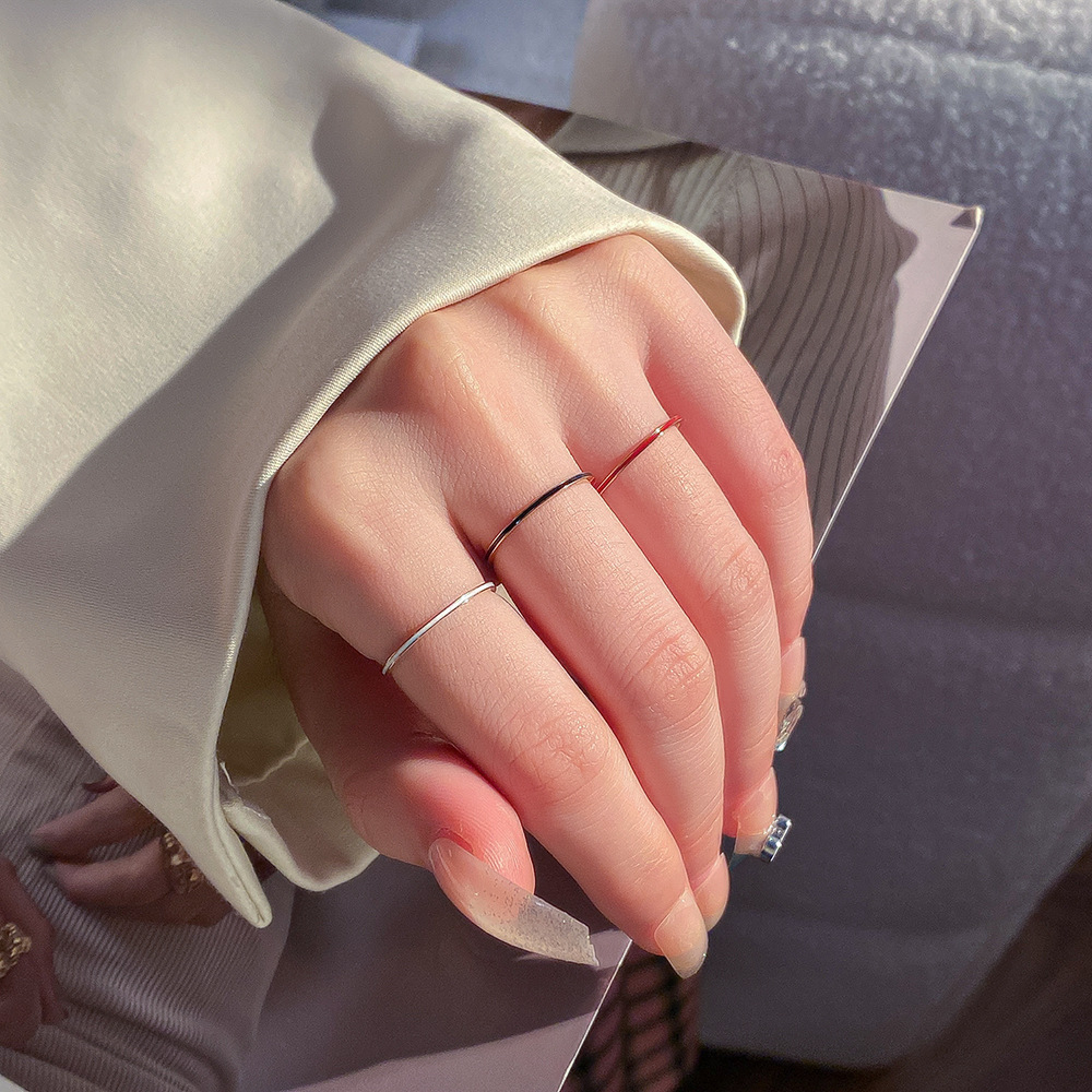 Cincin Tipis 1Mm Warna Rose Go - Wrap Ring Gold ulasan dan harga