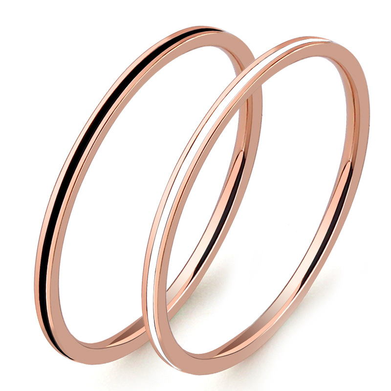 Cincin Tipis 1Mm Warna Rose Go - Wrap Ring Gold ulasan dan harga