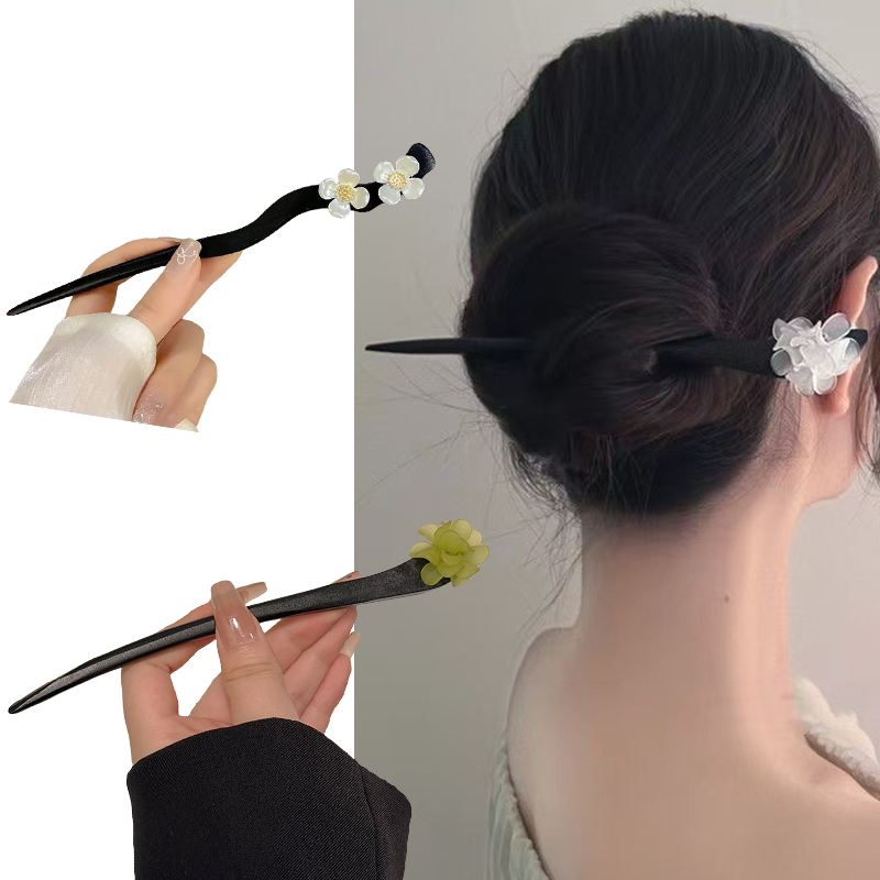 Jepit Rambut Mutiara Stik Ramb - Hair Fork Stick ulasan dan harga